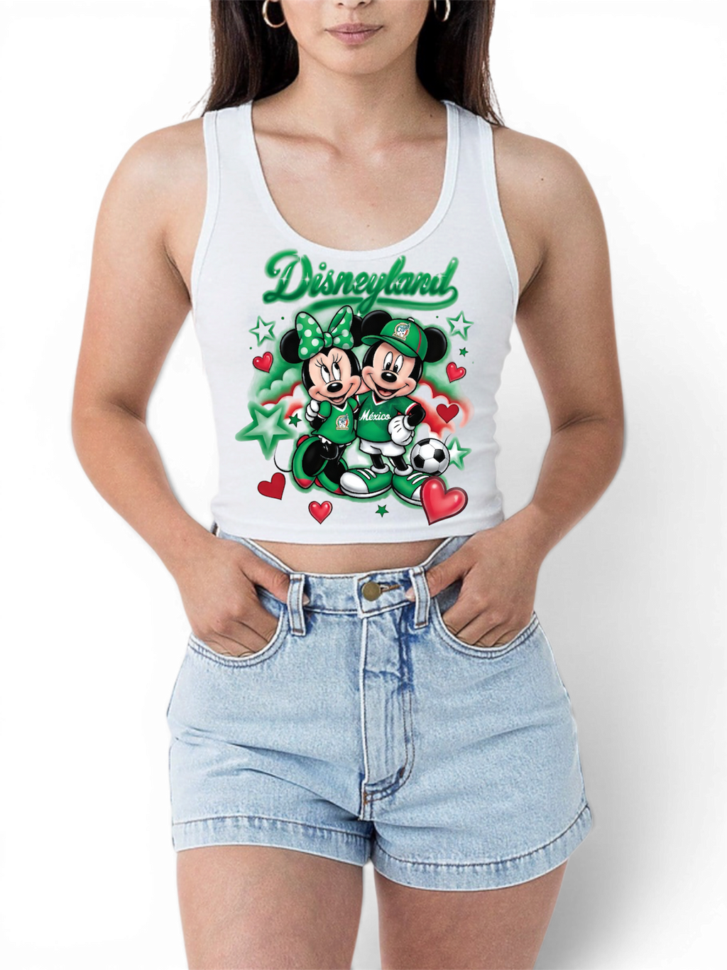 team mexico crop tank