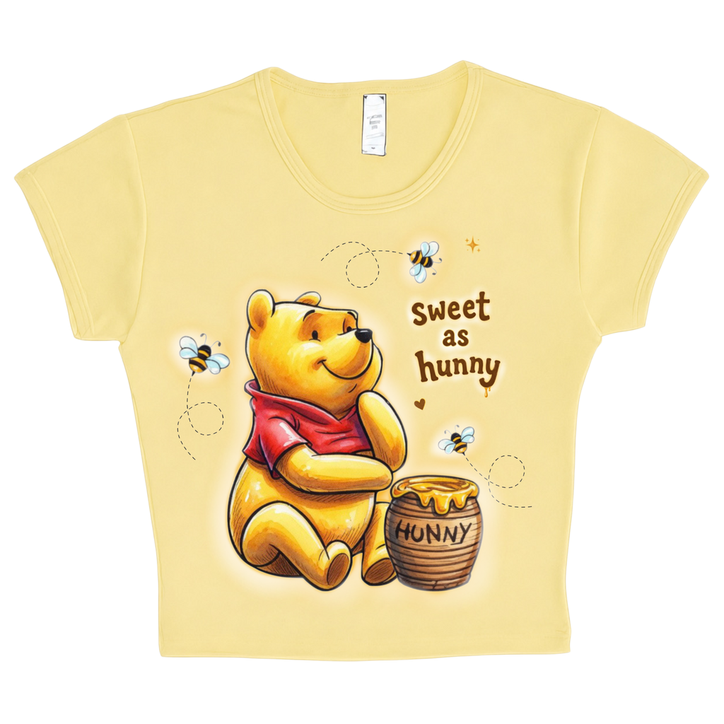 “sweet as hunny” crop top
