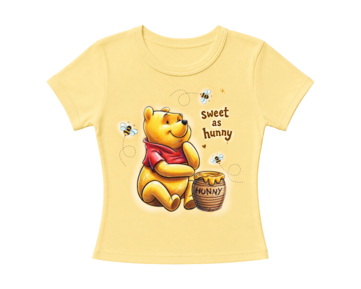 “sweet as hunny” women’s fitted tee