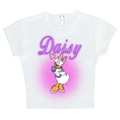 daisy rhinestone crop top