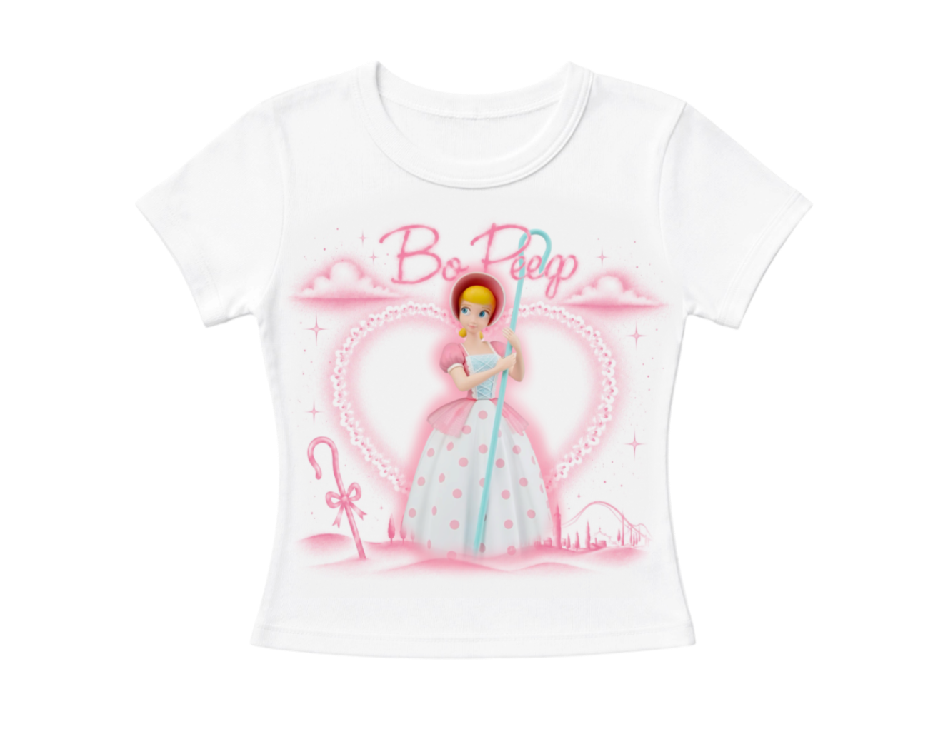 bo peep women’s fitted tee