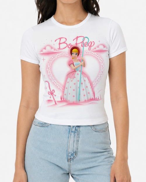 bo peep women’s fitted tee