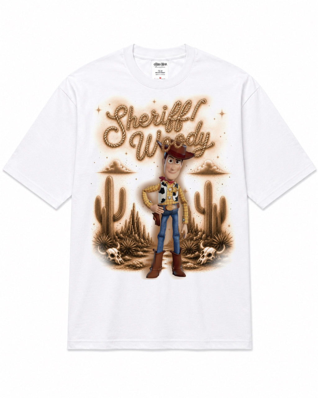 sheriff woody rhinestone tee