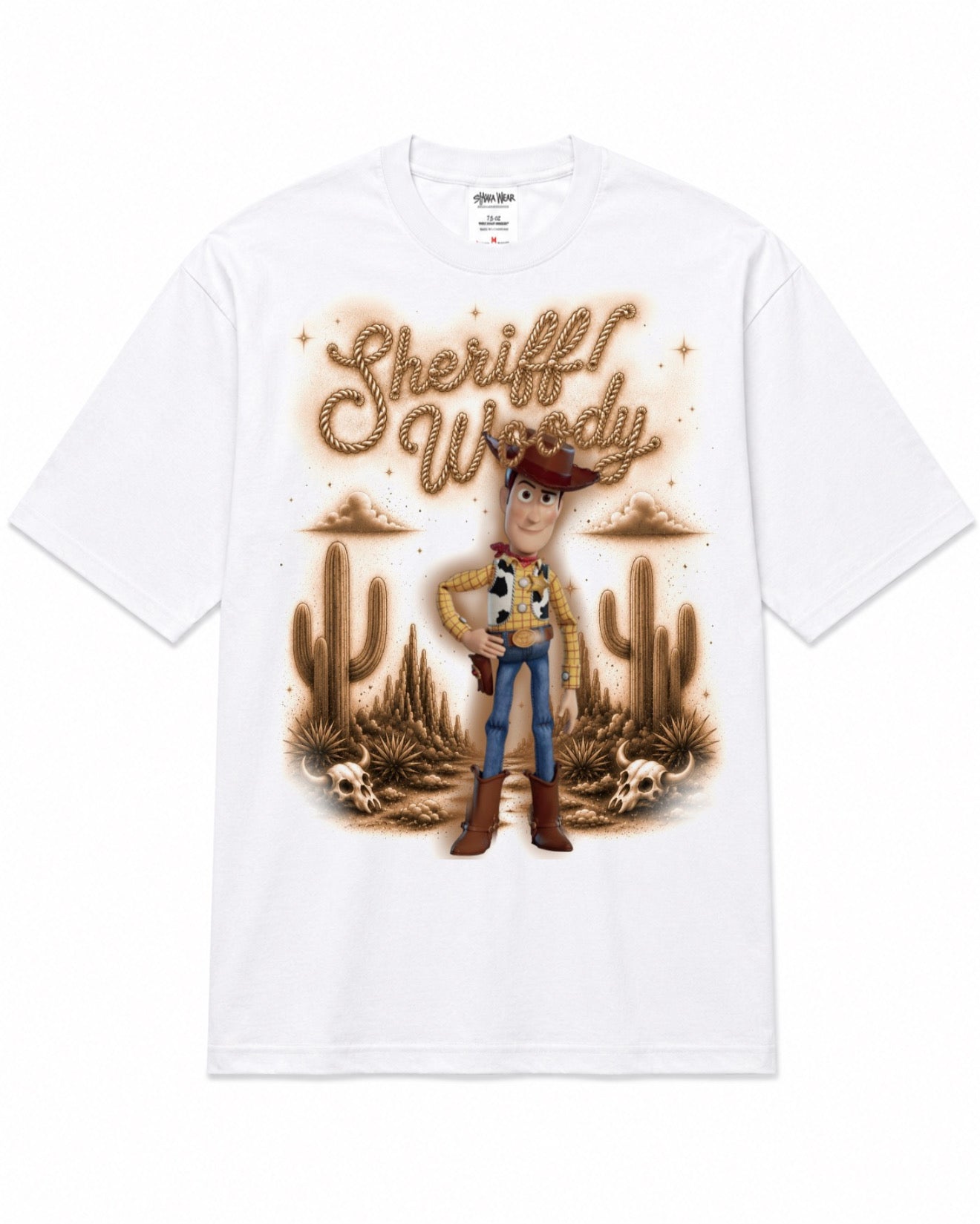sheriff woody rhinestone tee