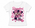 pink disneyland x dodgers women’s fitted tee