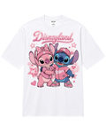 stitch & angel dodgers tee