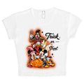 “trick or treat” crop top