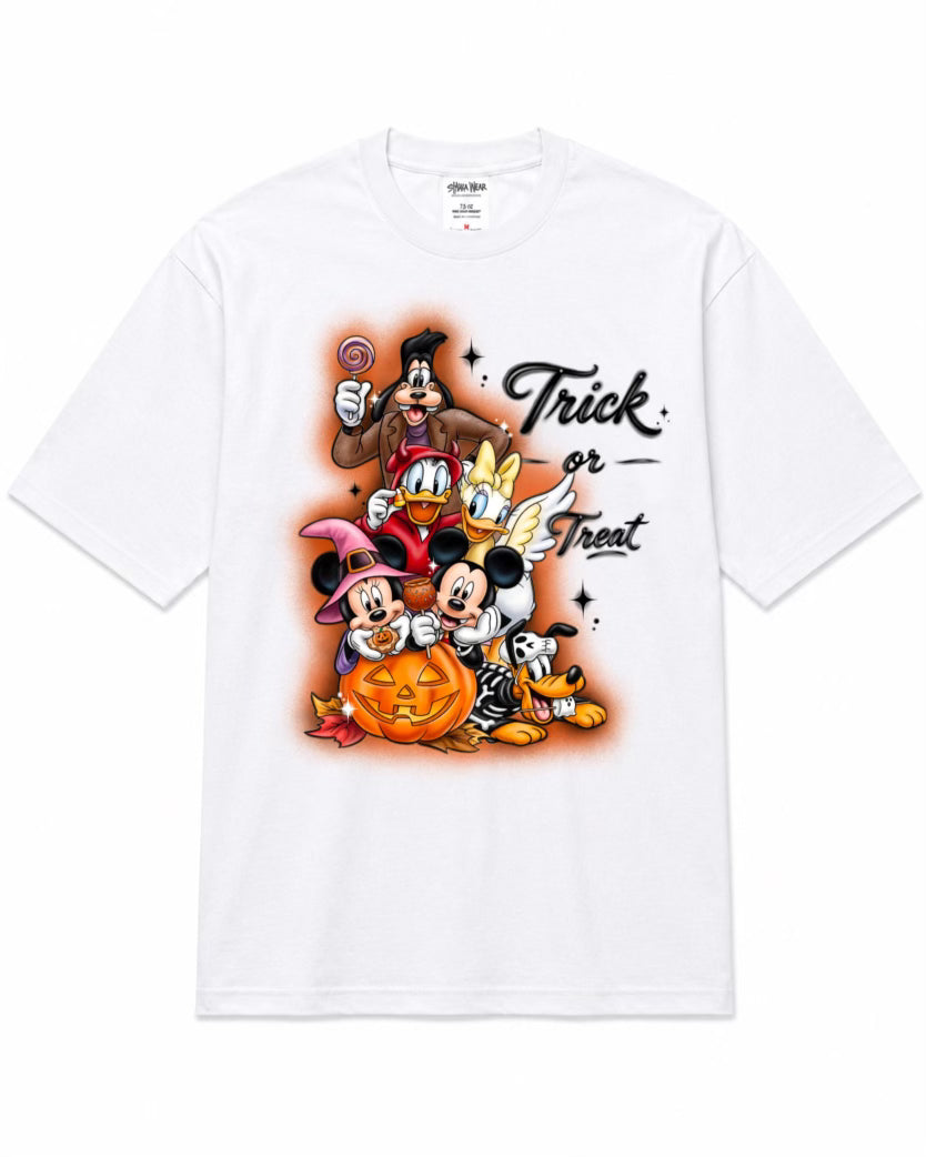 “trick or treat” tee
