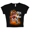 “trick or treat” crop top