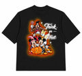 “trick or treat” cropped tee