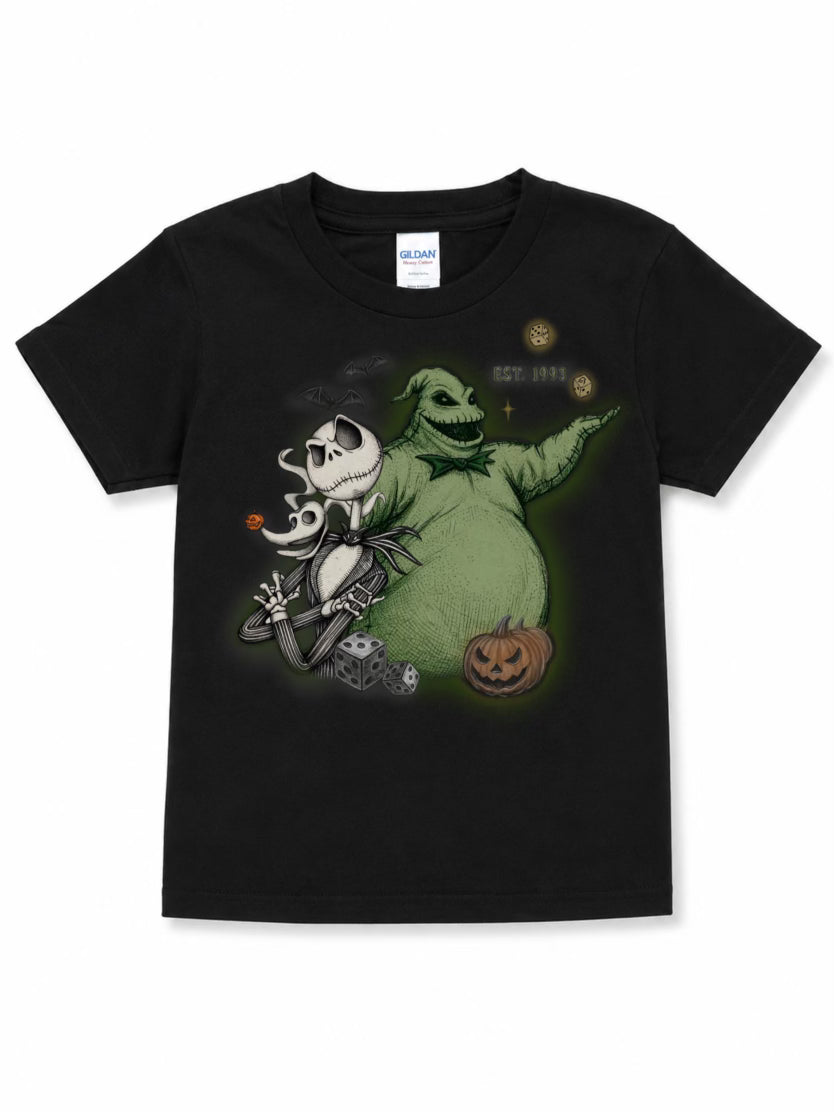 kids jack x oogie tee