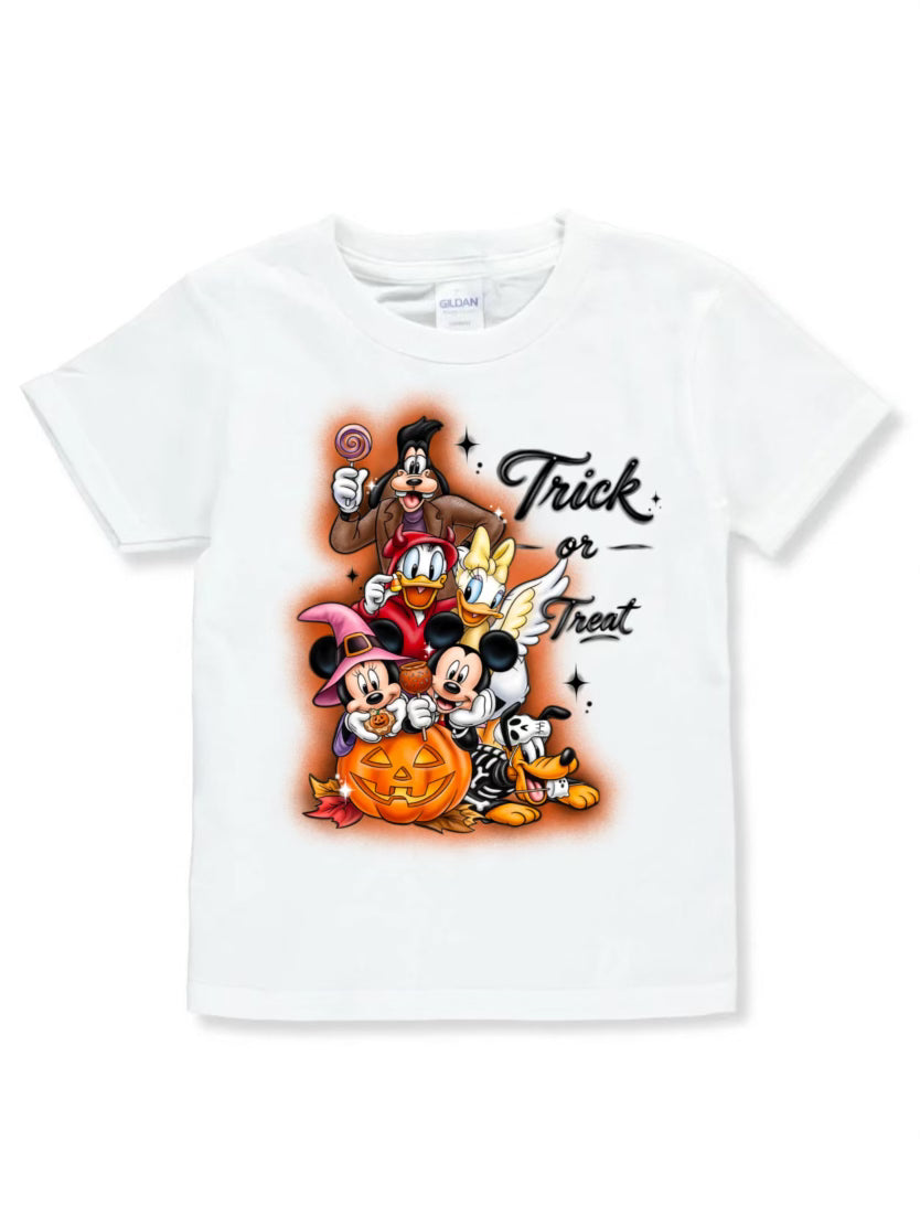 kids “trick or treat” tee
