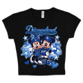 disneyland x dodgers crop top