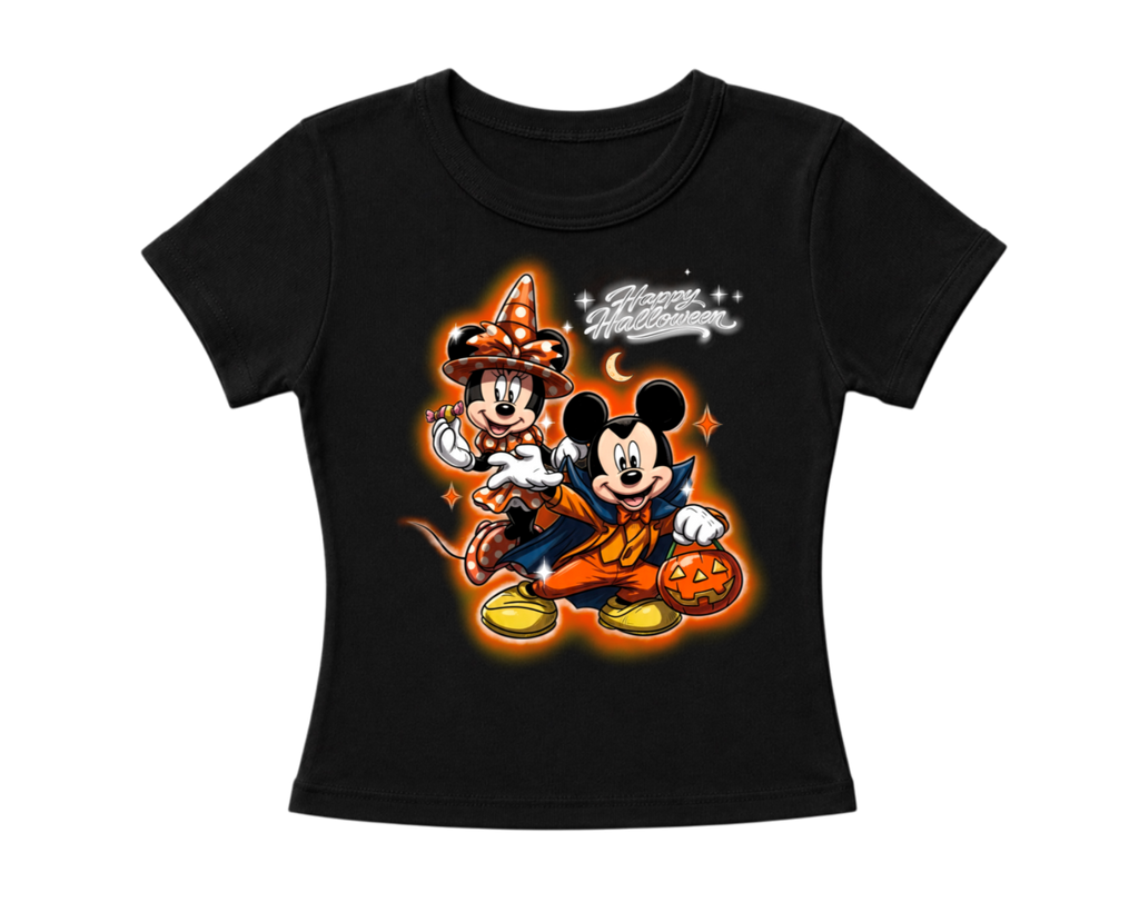 halloween sweethearts women’s fitted tee