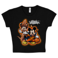 halloween sweethearts crop top