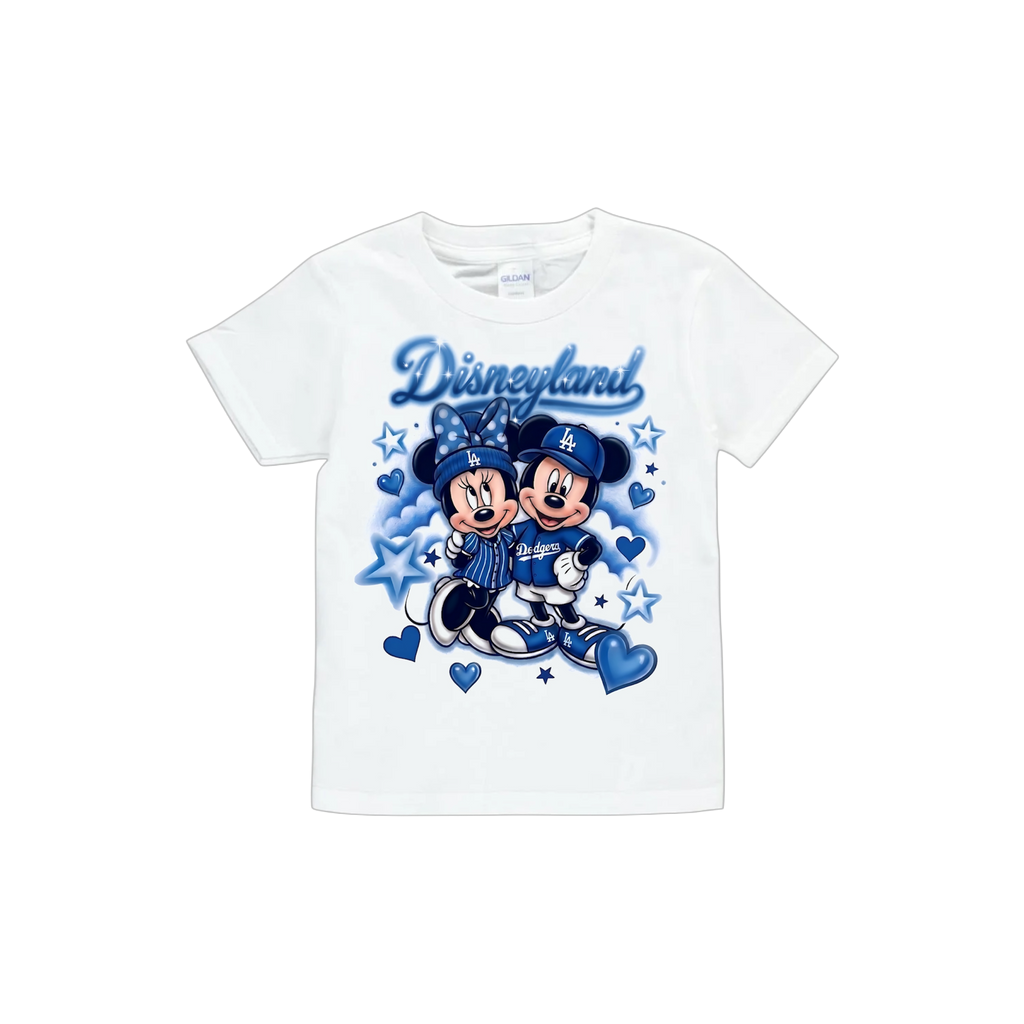 kids disney x dodgers tee