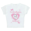 marie “disney girl” crop top