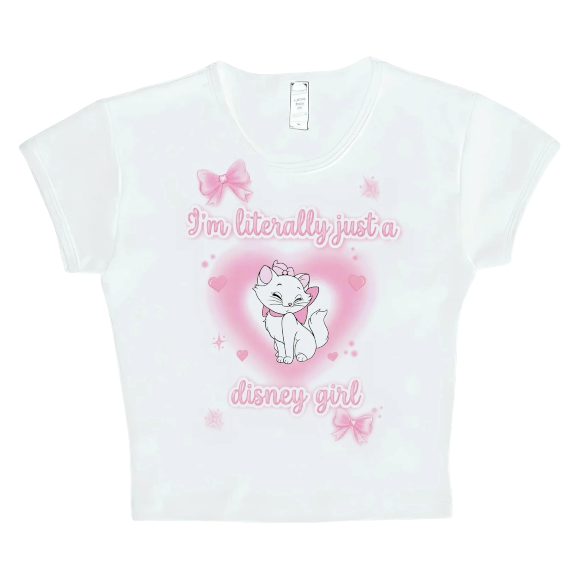 marie “disney girl” crop top