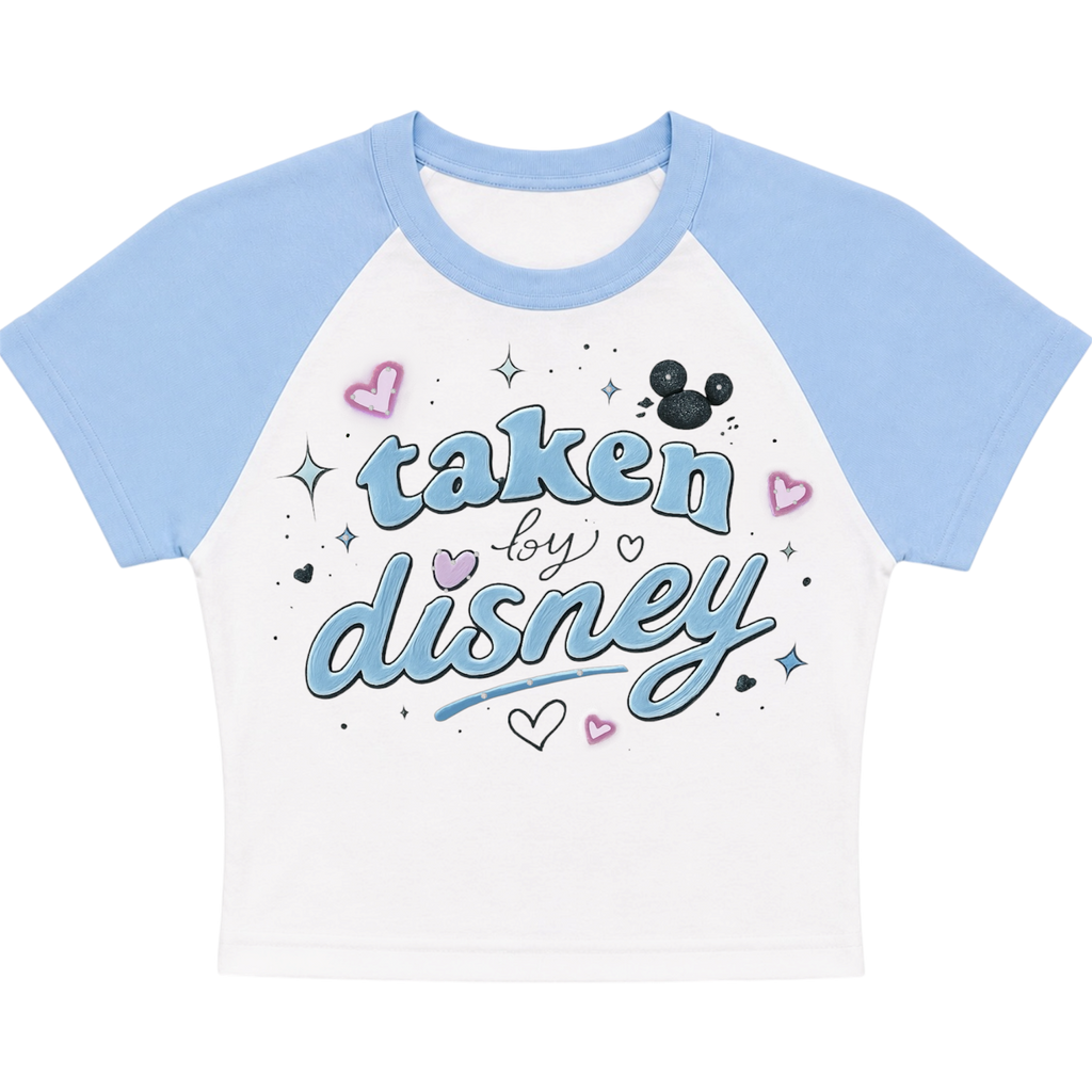“taken by disney” crop top