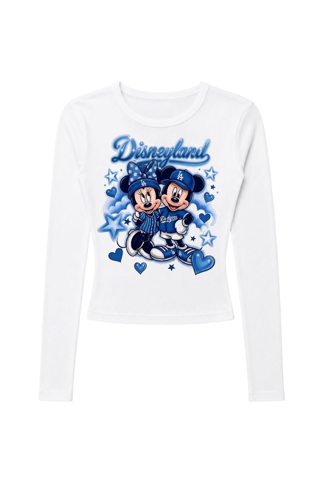 disney x dodgers fitted long sleeve
