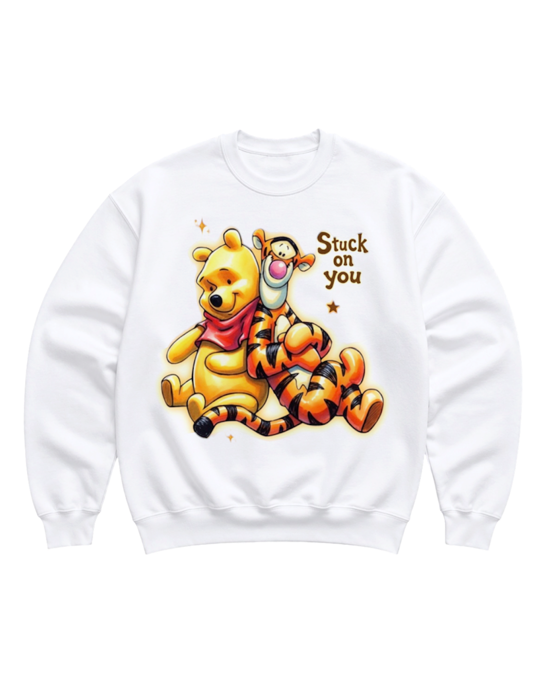 “stuck on you” crewneck