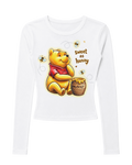 “sweet as hunny” fitted long sleeve