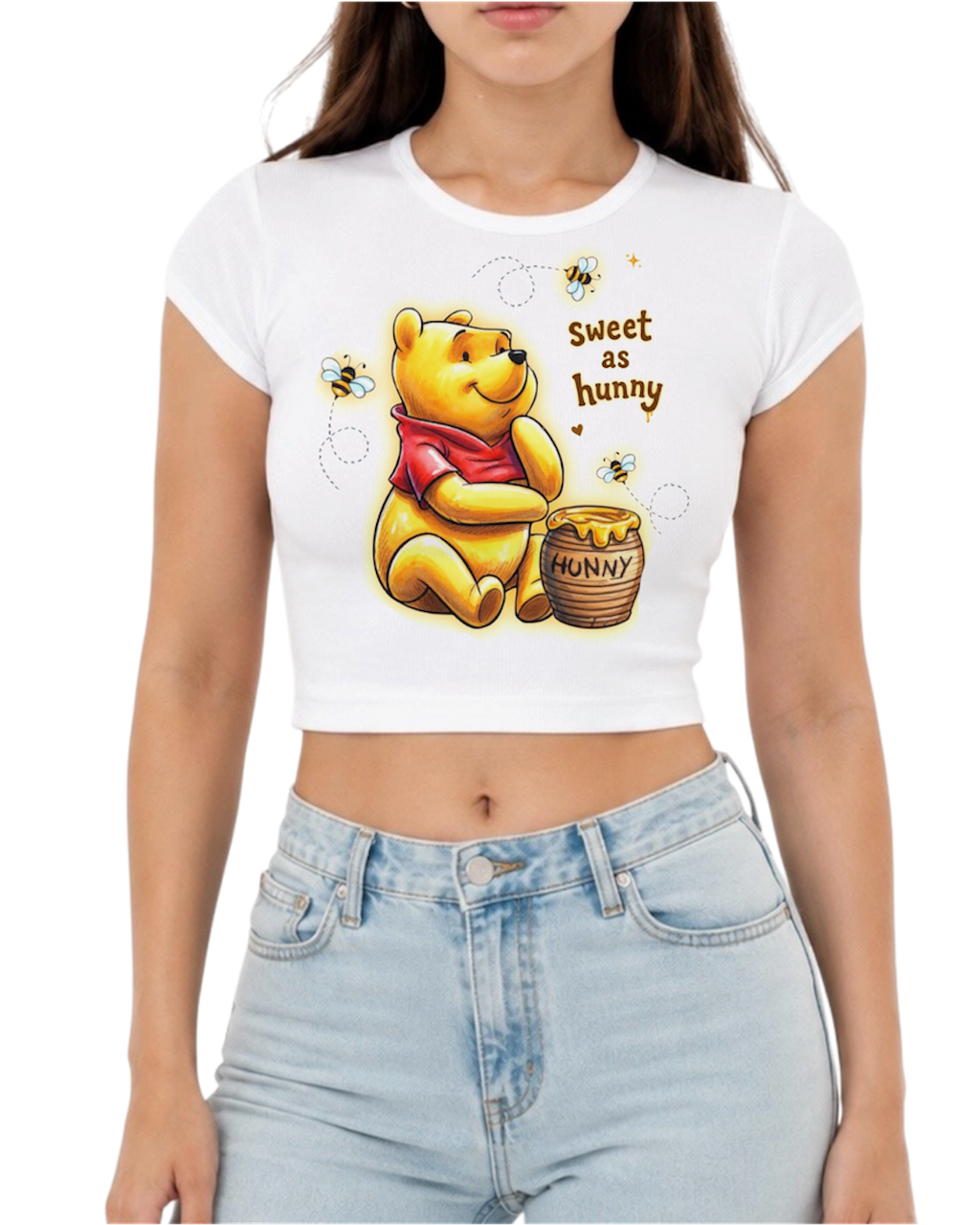 “sweet as hunny” crop top