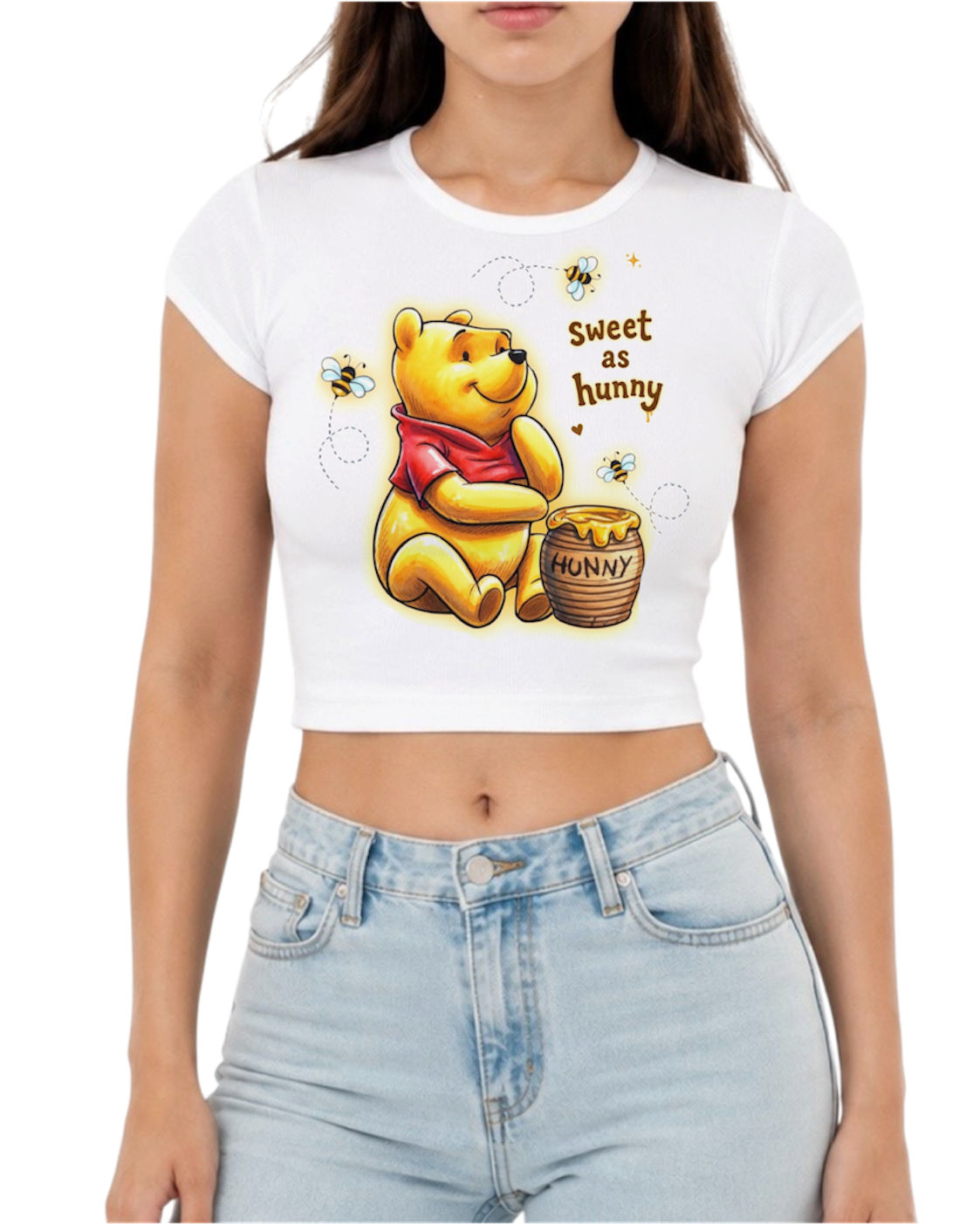 “sweet as hunny” crop top