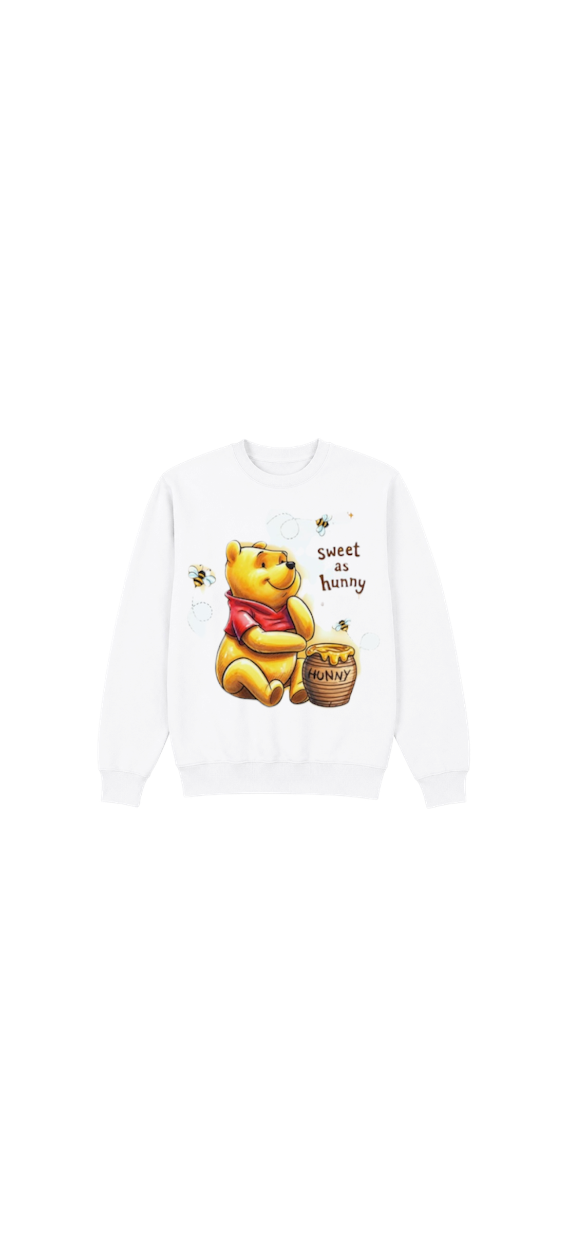 kids “sweet as hunny” crewneck