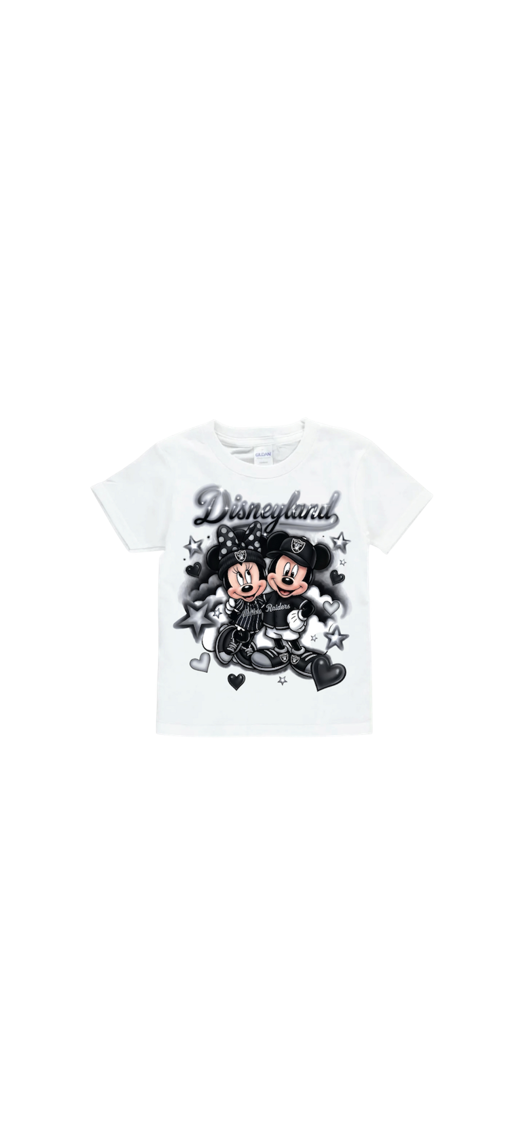 kids disney x raiders tee