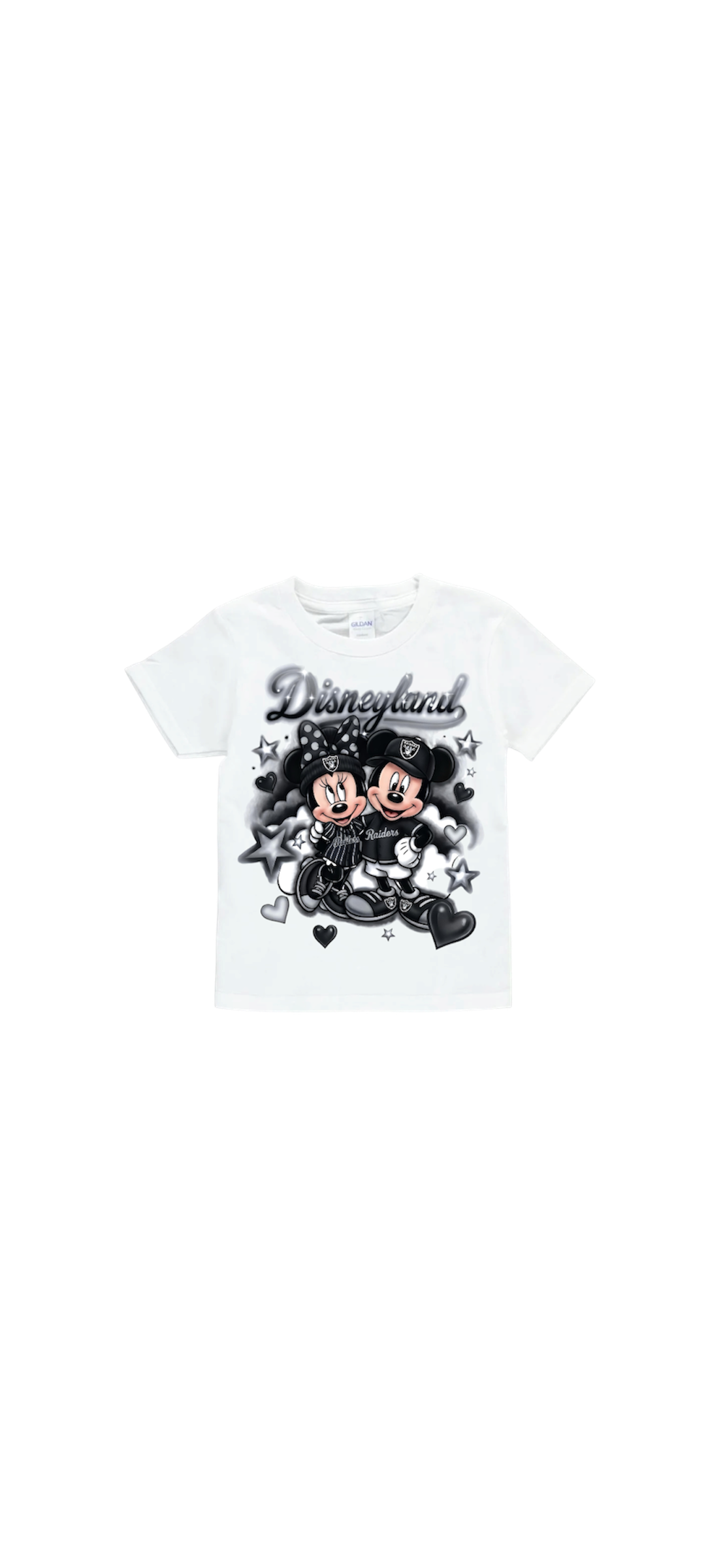 kids disney x raiders tee