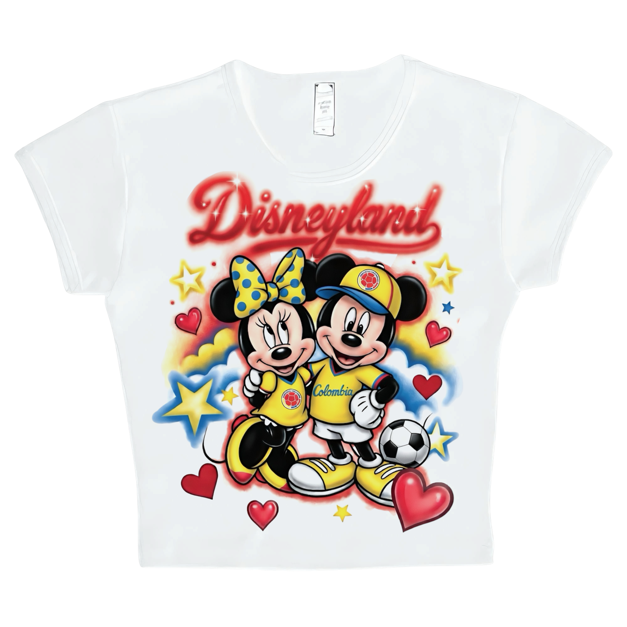 team colombia crop top