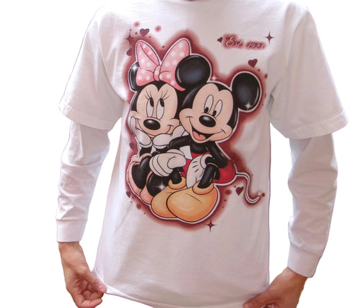 mickey & minnie lovers t-shirt